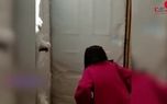 Surprise teen girl when going out from home   videos    